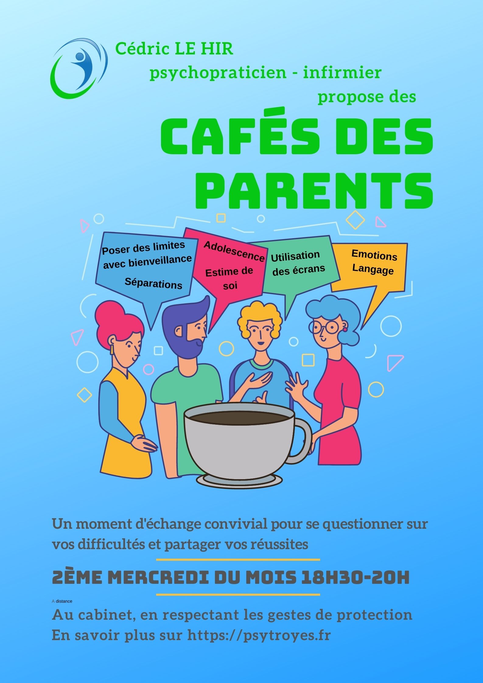 Affiche café des parents